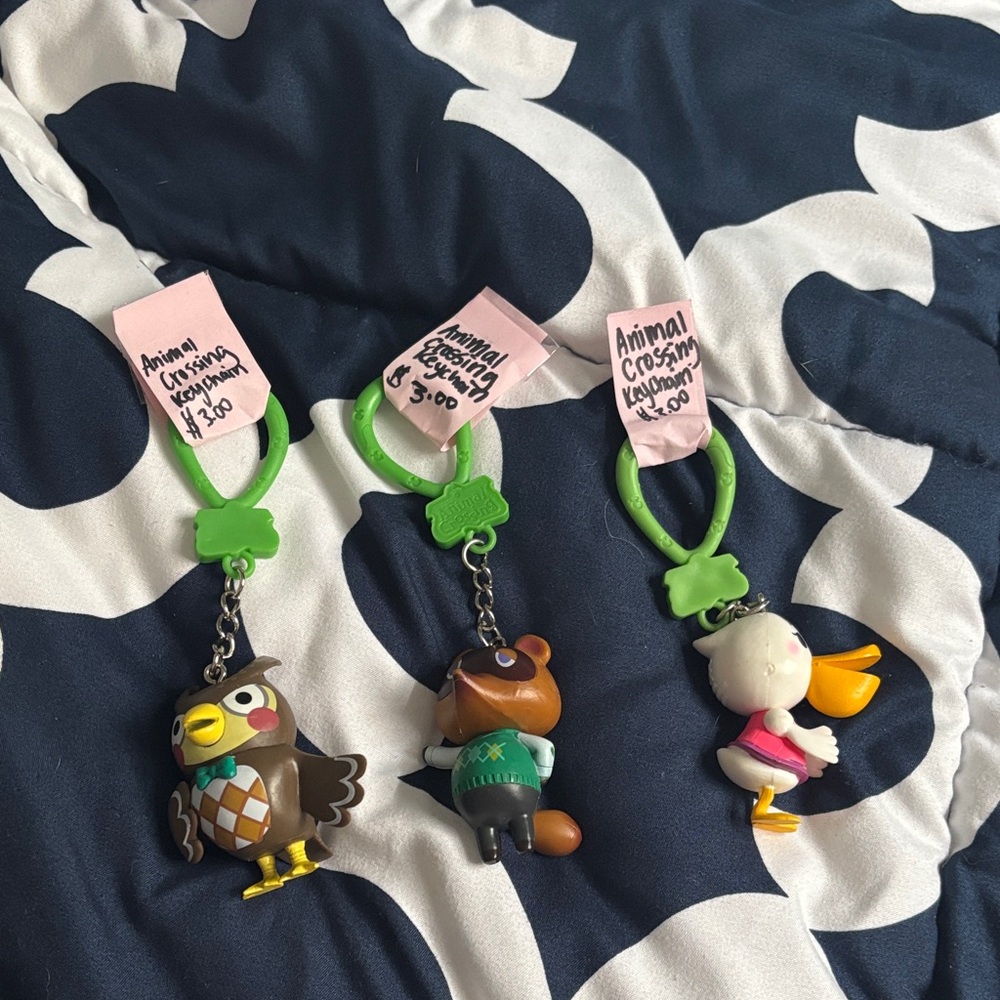 Animal Crossing Kids Keychain Set - Multicolor